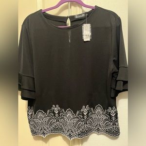 Black New York & Company blouse